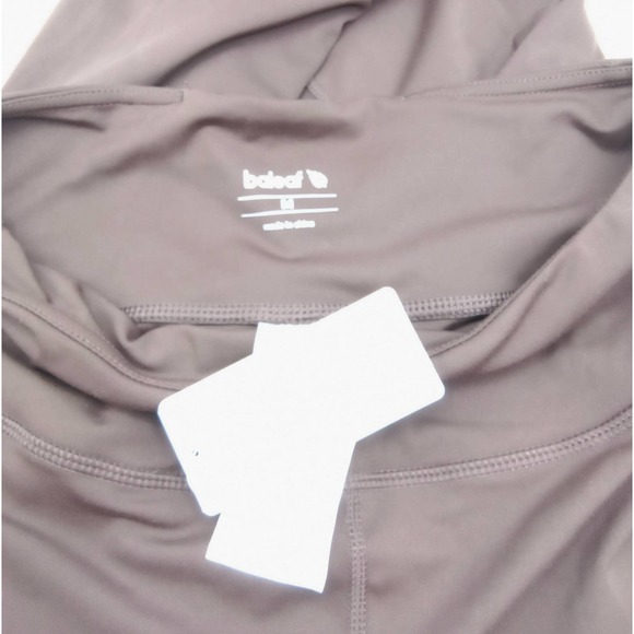 BALEAF Capri Leggings for Women Knee Length Dark Brown Med - Picture 5 of 5